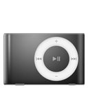 iPod Shuffle Black Icon 128x128 png